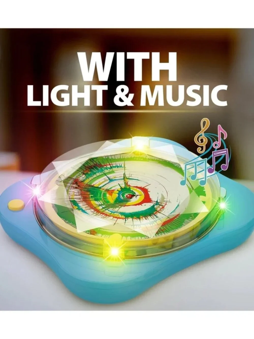 Spin Art Paint Machine for Kids Electric Spinning Painting Toy